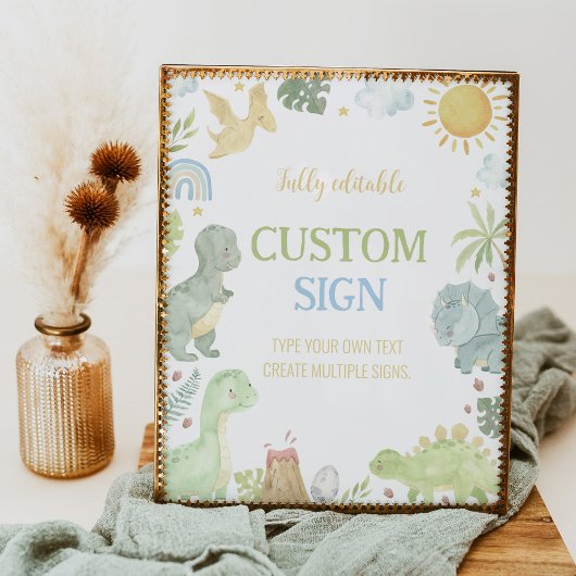 Drei-Rex-Dinosaurier-Geburtstagsparty Poster