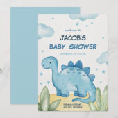 Drei-Rex-Geburtstagseinladung Einladung (Vorne/Hinten)