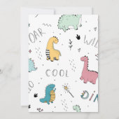 Drei-Rex-Geburtstagseinladung Einladung (Rückseite)