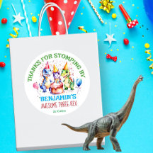 Drei rex niedliche Dinosaurier Geburtstagsparty Gu