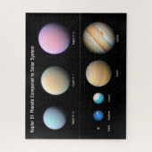 Drei riesige Planeten, die Kepler umkreisen 51 Puzzle (Vertikal)