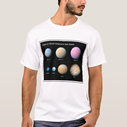 Drei riesige Planeten, die Kepler umkreisen 51 T-Shirt (Vorderseite)