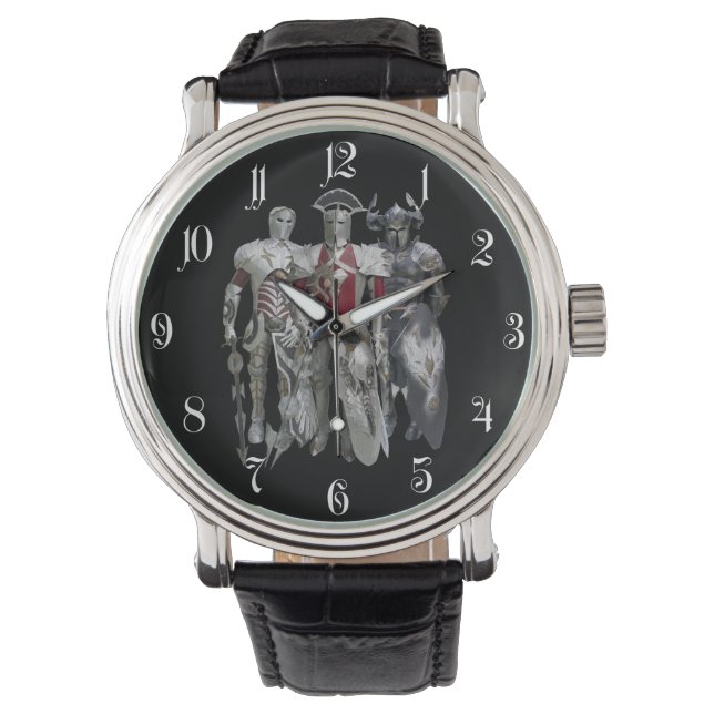 Drei Ritter Armbanduhr (Vorderseite)