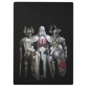 Drei Ritter Klemmbrett (Rückseite)