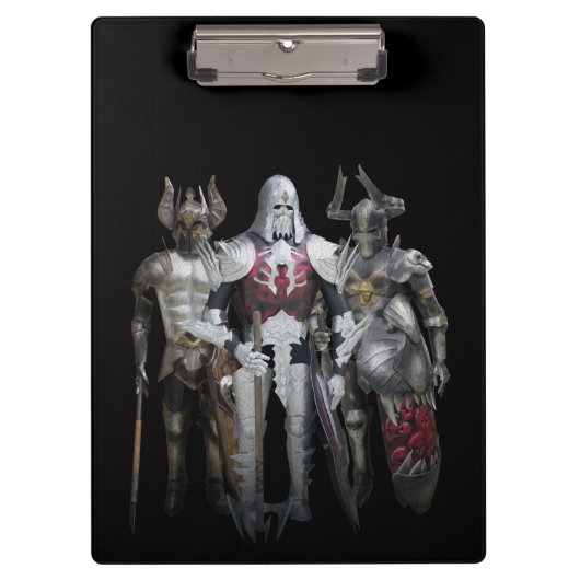 Drei Ritter Klemmbrett (Vorderseite)