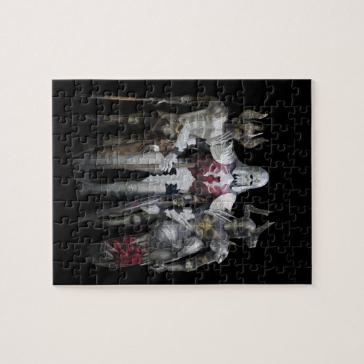 Drei Ritter Puzzle (Horizontal)