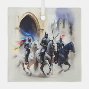 Drei Ritter reiten aus - Die Queste Ornament Aus Glas