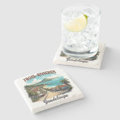 DREI-RIVIERES GUADELOUPE STEINUNTERSETZER (Seitenansicht)