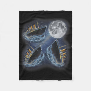 Drei Rms Titanic Mond 3 Heulender Mond Lustiger We Fleecedecke
