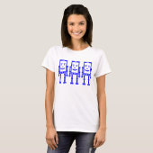 Drei Robo Phones - blau T-Shirt (Vorne ganz)