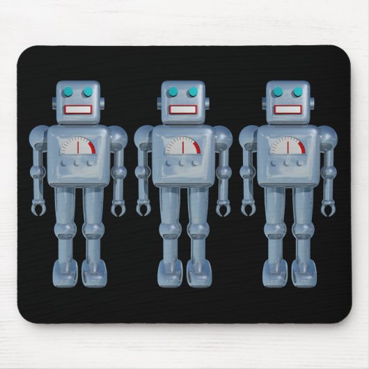 Drei Roboter Mousepad (Vorne)