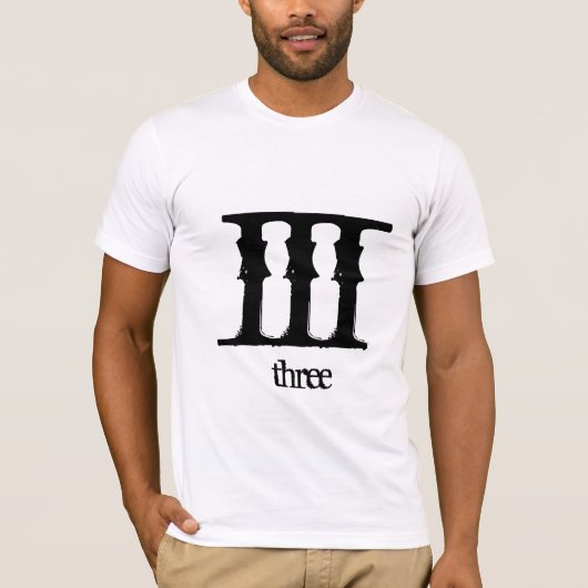 drei Romane T-Shirt (Vorderseite)