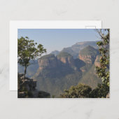 Drei Rondawels Berge Südafrika Postkarte (Vorne/Hinten)