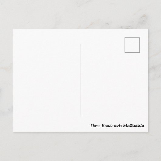 Drei Rondawels Berge Südafrika Postkarte (Rückseite)