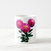 Drei rosa Dahlias Kaffeetasse (Mittel)
