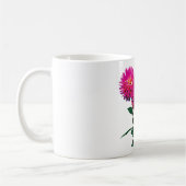 Drei rosa Dahlias Kaffeetasse (Links)
