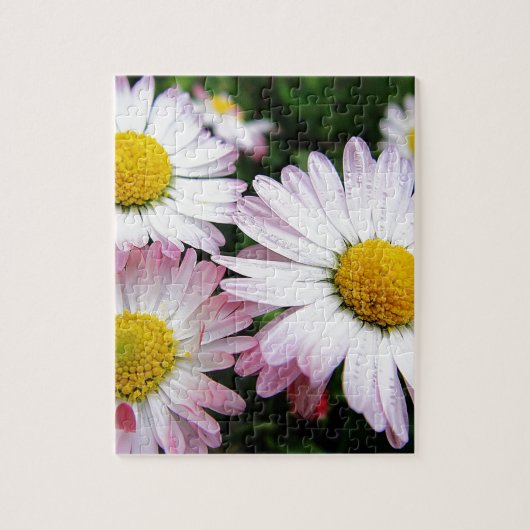 Drei rosa Gänse Puzzle (Vertikal)