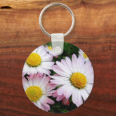 Drei rosa Gänse Schlüsselanhänger (Vorderseite)