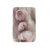 Drei rosa Kosmos Badematte (Vorderseite Vertikal)