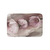 Drei rosa Kosmos Badematte (Vorderseite)
