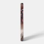 Drei rosa Kosmos iPhone Hülle (Linke Seite)