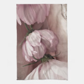 Drei rosa Kosmos Küchentuch (Vertikal)