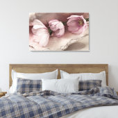 Drei rosa Kosmos Leinwanddruck (Insitu (Schlafzimmer))
