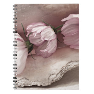 Drei rosa Kosmos Notizblock