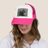 Drei rosa Rosen Truckerkappe (Beispiel)