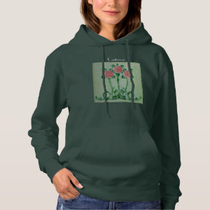 Drei rosa Roses Thunder_Cove Hoodie