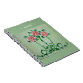 Drei rosa Roses Thunder_Cove Notizblock (Rechte Seite)