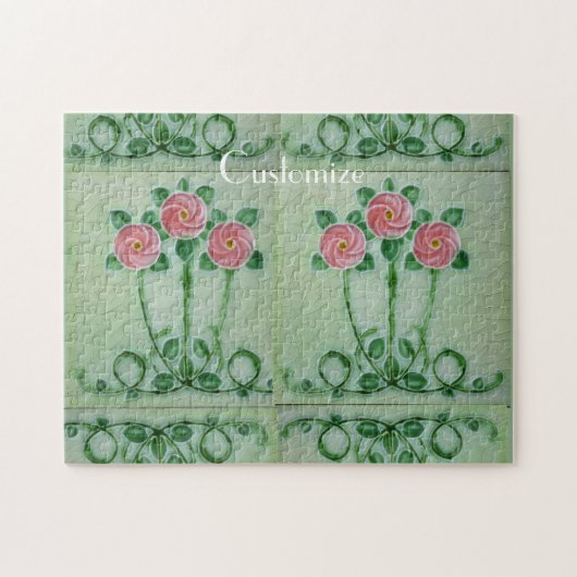 Drei rosa Roses Thunder_Cove Puzzle (Horizontal)