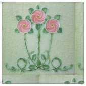 Drei rosa Roses Thunder_Cove Stoff (Nahaufnahme)