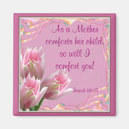 Drei rosa Tulissen Magnet