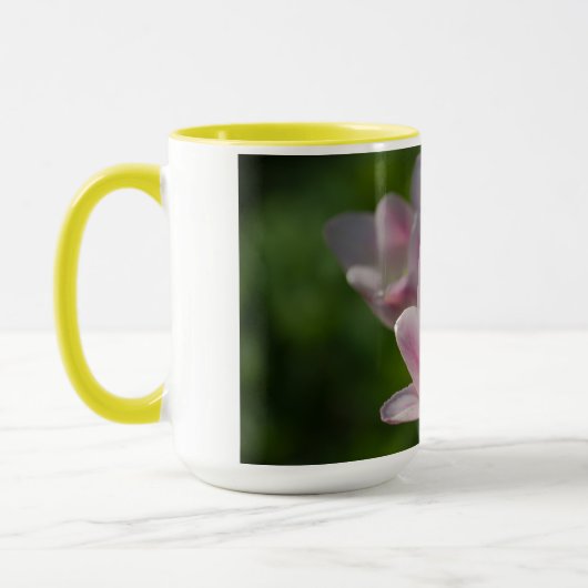 Drei rosa Tulpen Tasse (Links)