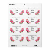 Drei rosafarbene Grenz-Buchzeichen (Vorne)