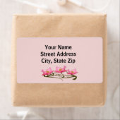 Drei rosafarbene Pupien-Grenze (Insitu)