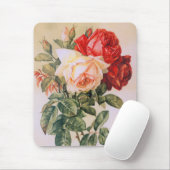 Drei Rosen-Mauspad Mousepad (Mit Mouse)