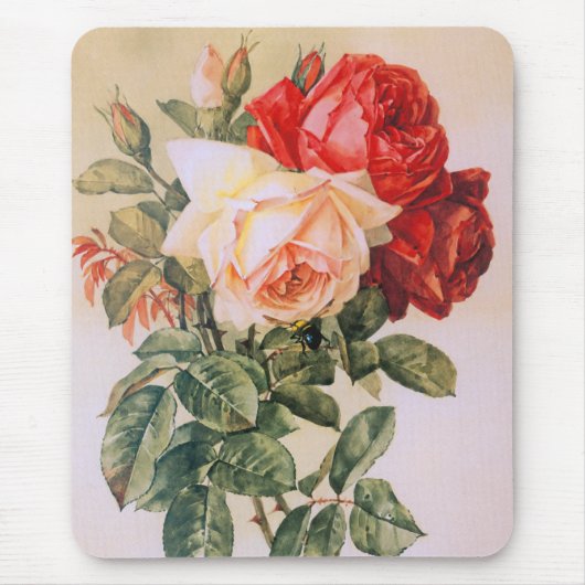 Drei Rosen-Mauspad Mousepad (Vorne)