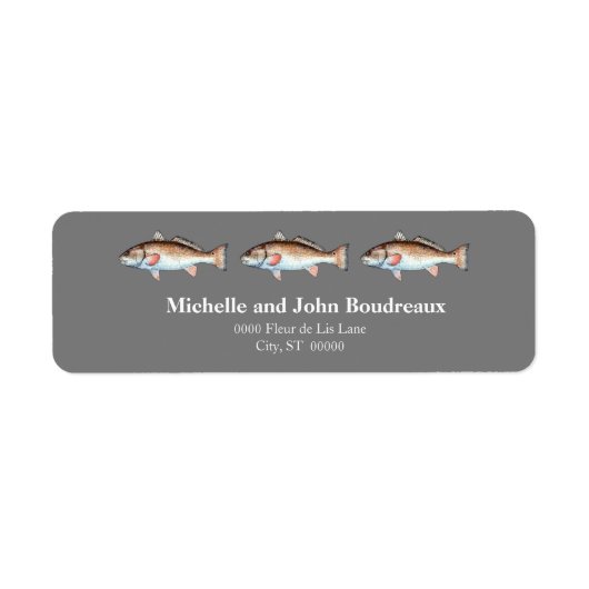 Drei Rotbarsche auf Grau (Vorne)