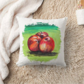 Drei rote Äpfel Kissen (Decke)
