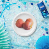 Drei rote Äpfel Pappteller (Party)