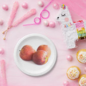 Drei rote Äpfel Pappteller (Party)