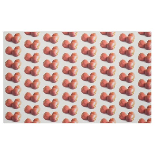 Drei rote Äpfel Stoff (Fat Quarter (45,7 x 55,9 cm))