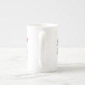 Drei Rote Rosen Bouquet | Tasse der Knochenerkrank (Rückseite)