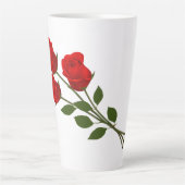Drei Rote Rosen Milchtasse (Vorderseite)