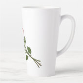Drei Rote Rosen Milchtasse (Rechts)