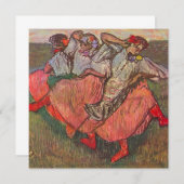 Drei russische Tänzer von Edgar Degas (Vorne/Hinten)