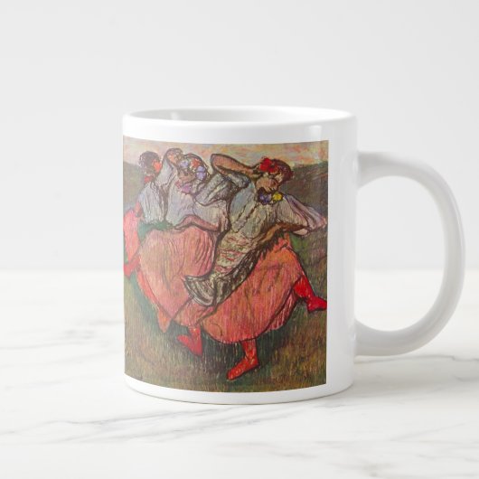 Drei russische Tänzer von Edgar Degas Jumbo-Tasse (Rechts)