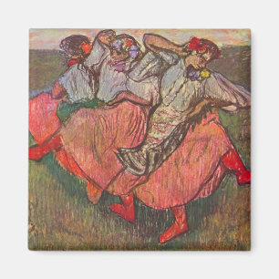 Drei russische Tänzer von Edgar Degas Magnet